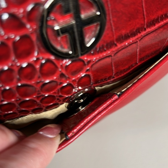 Giana Bernini Red satchel handbag - Picture 6 of 16